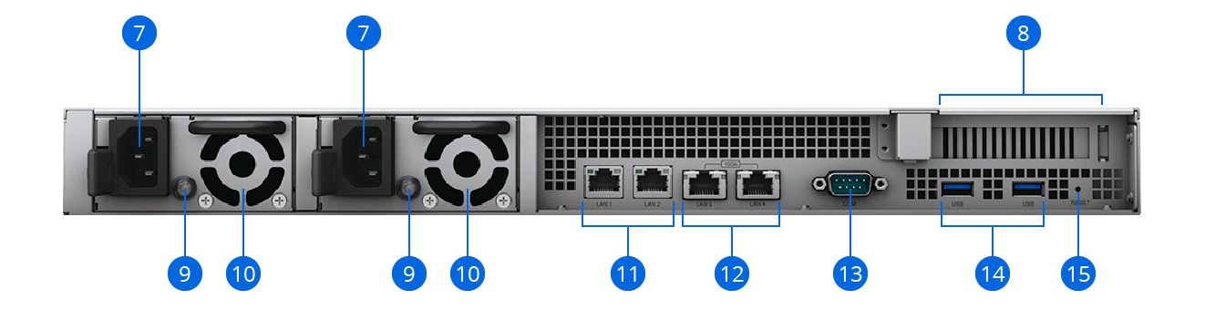 Synology NAS 12 Bay Flashstation FS2500 with 8 Original Synology 1.92 TB SAT5220